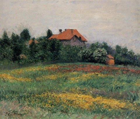 Landschap in Normandië 1872-1874