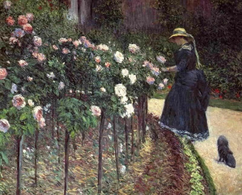 Rose nel giardino del Petit Gennevilliers 1886