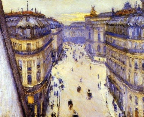 Rue Halevy vista dal sesto piano 1878