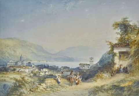Озеро Комо Италия 1842 г.