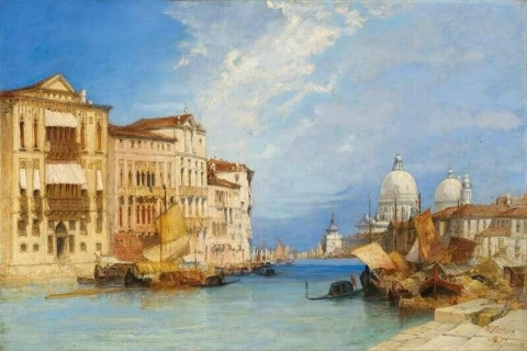 Het Canal Grande Venetië 1897
