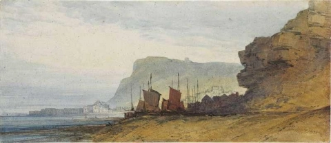 Vista del porto di Dover Kent 1862