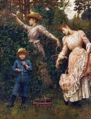 Among The Brambles 1890