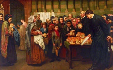 For The Bread Of The Needy Is Their Life 1870