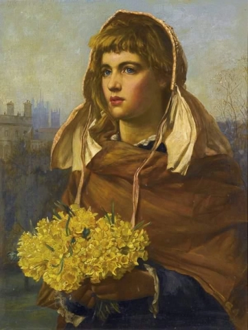 Fresh Flowers From The Country Exibited 1881
