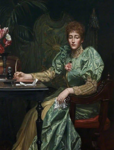 Lady Frances Layland-Barratt, cerca de 1900