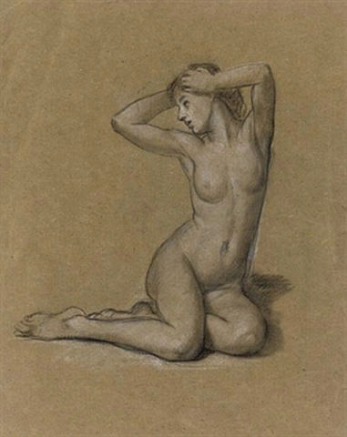Studies For The First Awakening Of Eve Ca. 1889