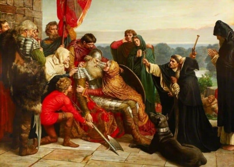 Der Tod von Siward dem Starken 1882