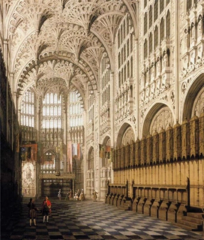 Henrik VII:n kappelin sisällä