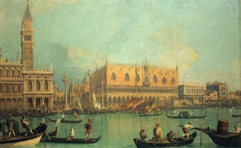 the Doge's Palace with Saint Mark's Square
