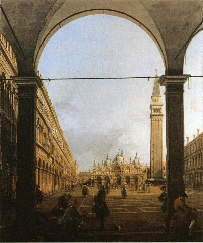Piazza San Marco rivolta ad est
