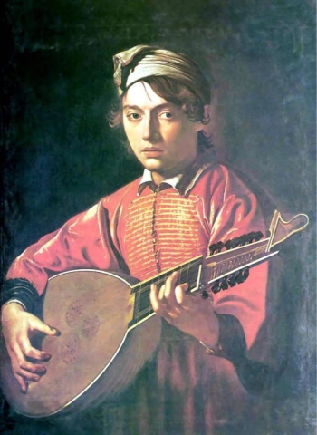 Il suonatore di liuto - 1597