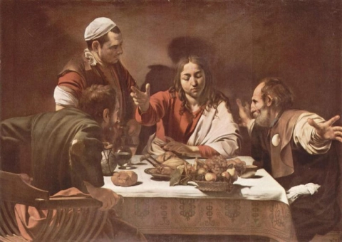 De maaltijd bij Emmaüs -1602