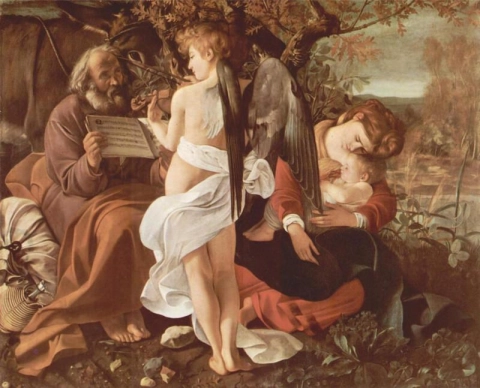 Rest during the flight into Egypt