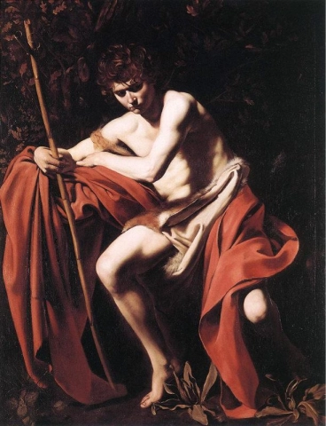 Johannes Döparen i öknen - 1604