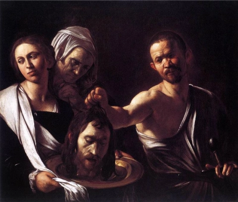Salomè con la testa di San Giovanni Battista - 1607
