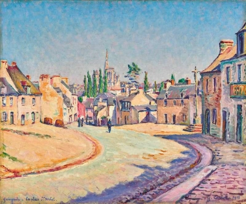Guingamp-Piazza St Michel 1918