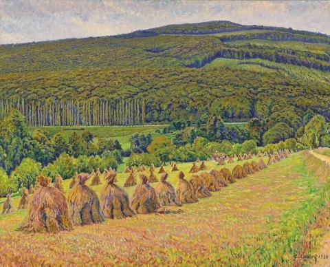 Montes de feno nos campos 1936