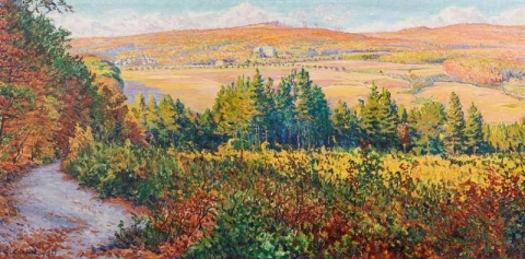 Efeitos paisagísticos do outono Mandres 1921