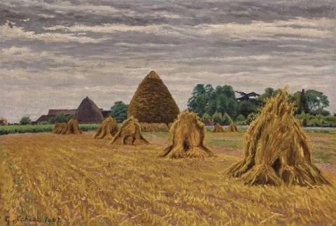 Perigny-sur-yerres Harvest After Storm 1907