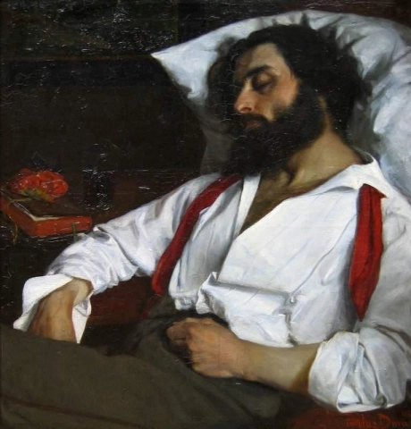 眠る男 1861