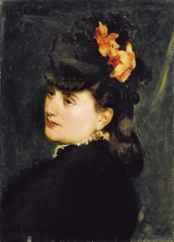 Porträtt av Madame Ernest Feydeau Framtida Madame Henry Fouquier 1873-76