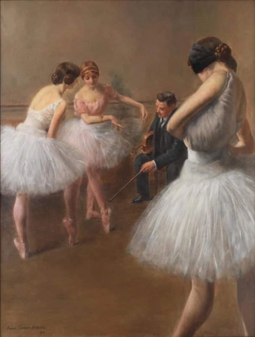 Урок балета 1914 1