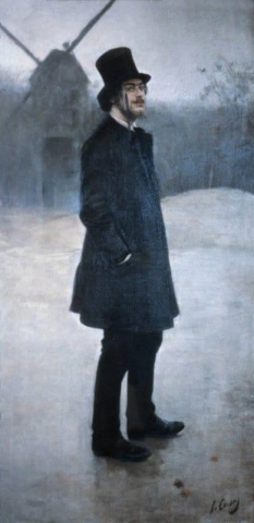 El Bohemio Poet Of Montmartre 1891