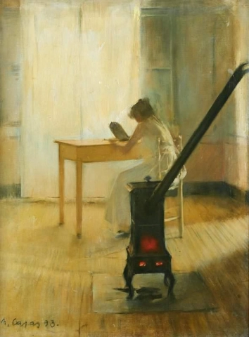 Interior With Woman