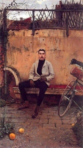 Portrait Of Ramon Casas 1889