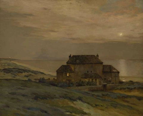 Moonlight By The Sea Ca. 1889