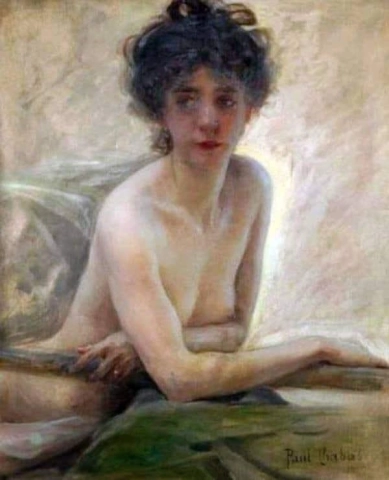 裸の女性の肖像画