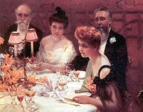 The Corner Of The Table 1904