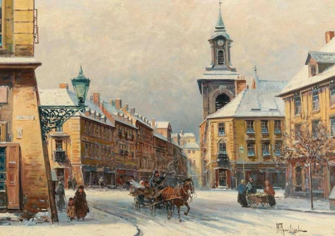Scene Of Cracow On A Winter S Day
