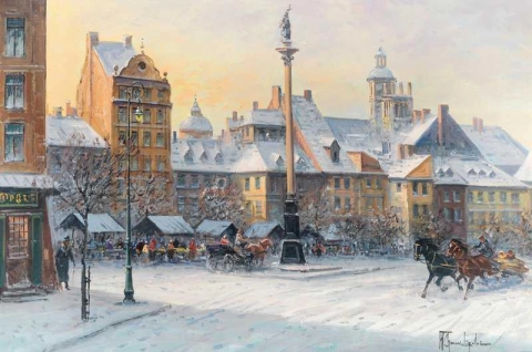 Зима в Варшаве
