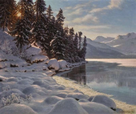 Vinter i Engadin 1924