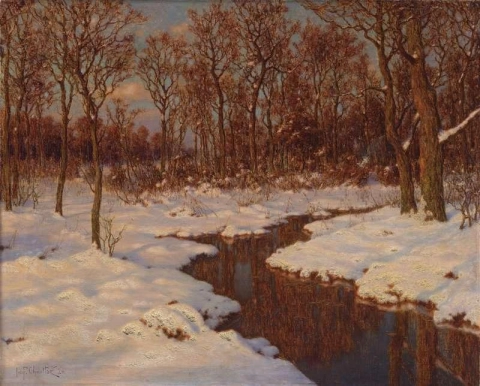 المناظر الطبيعية في فصل الشتاء 1924