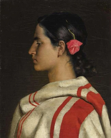 Meisje uit Granada ca. 1878