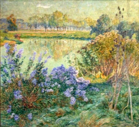 Asters In Earthen Blossoms 1908