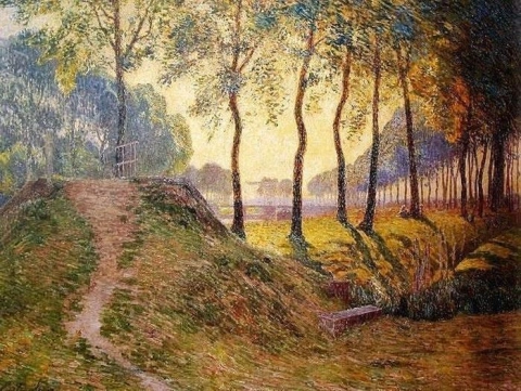 Ulmen am Kanal 1904
