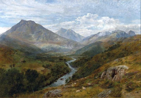 Eine walisische Landschaft 1859