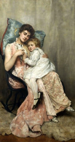 Nettie og Joyce ca. 1890