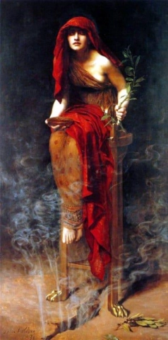 Priesterin von Delphi 1891