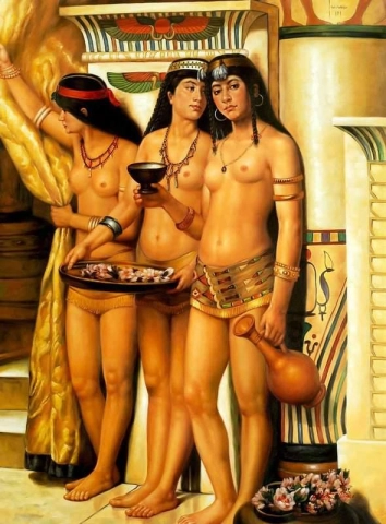 Die Dienerinnen des Pharaos 1883