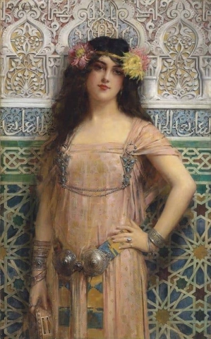 Woman With Tambourine