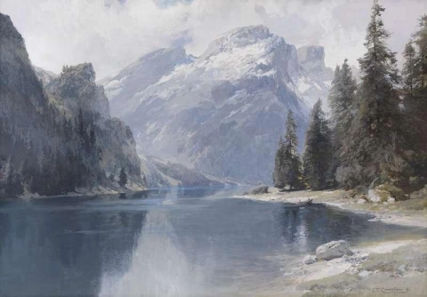 Lago di Braies intorno al 1880