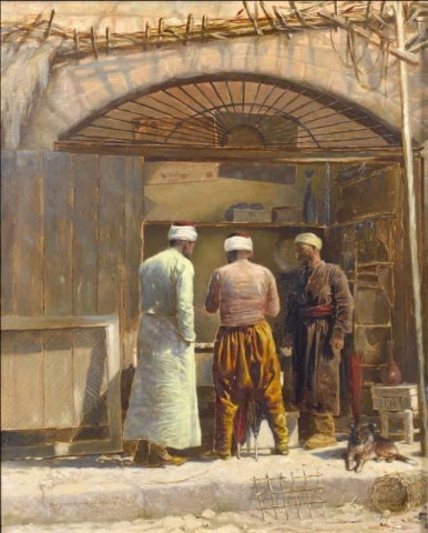 Moroccan Street Scene 1894