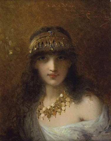 En ung orientalisk flicka 1886