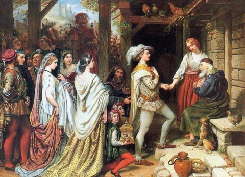 El marqués de Saluce se casa con Griselda 1852