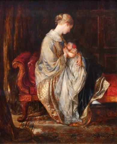 年轻的母亲 1845